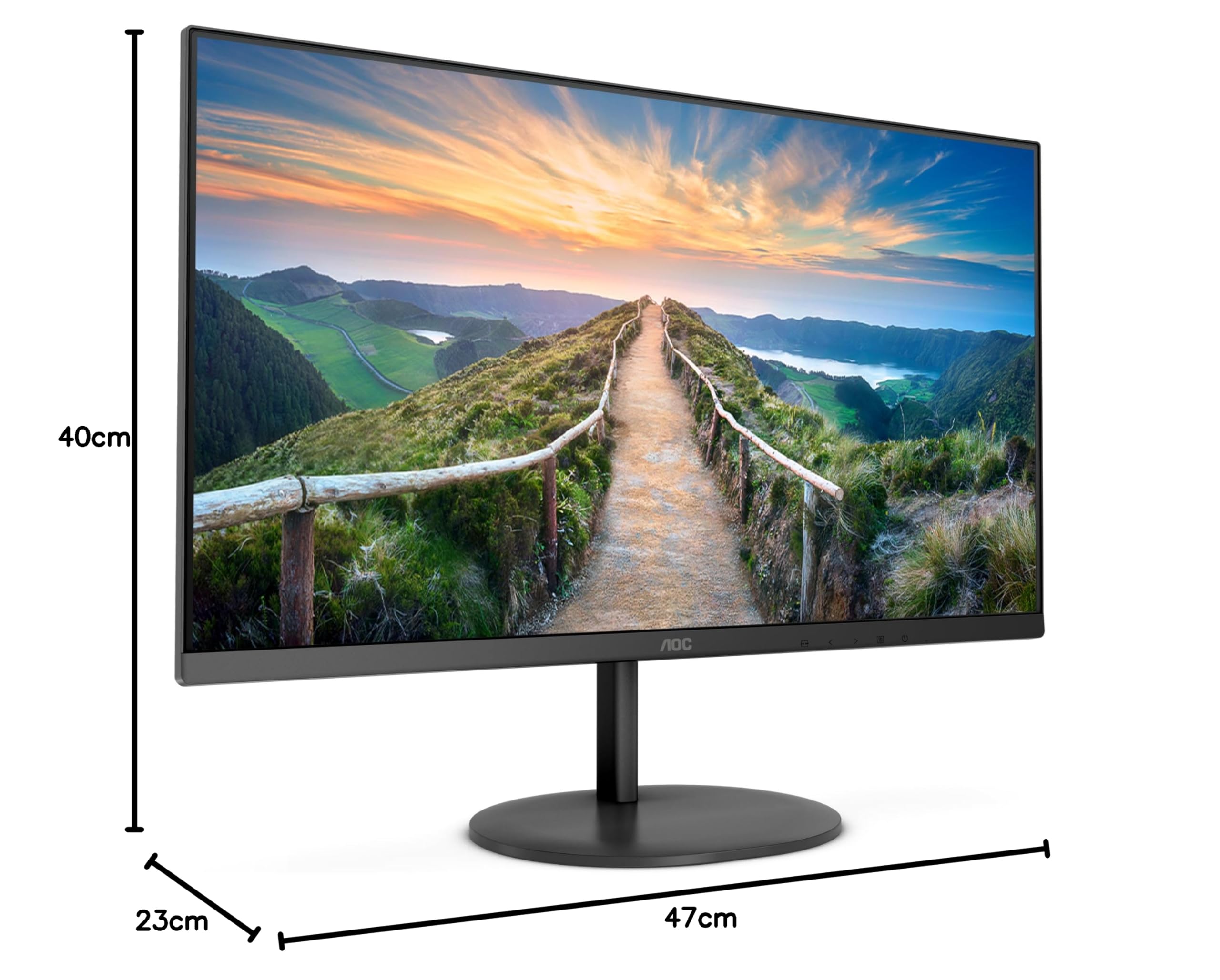 aoc-u27v4ea-27-zoll-uhd-monitor-ips-4k-schwarz image 7
