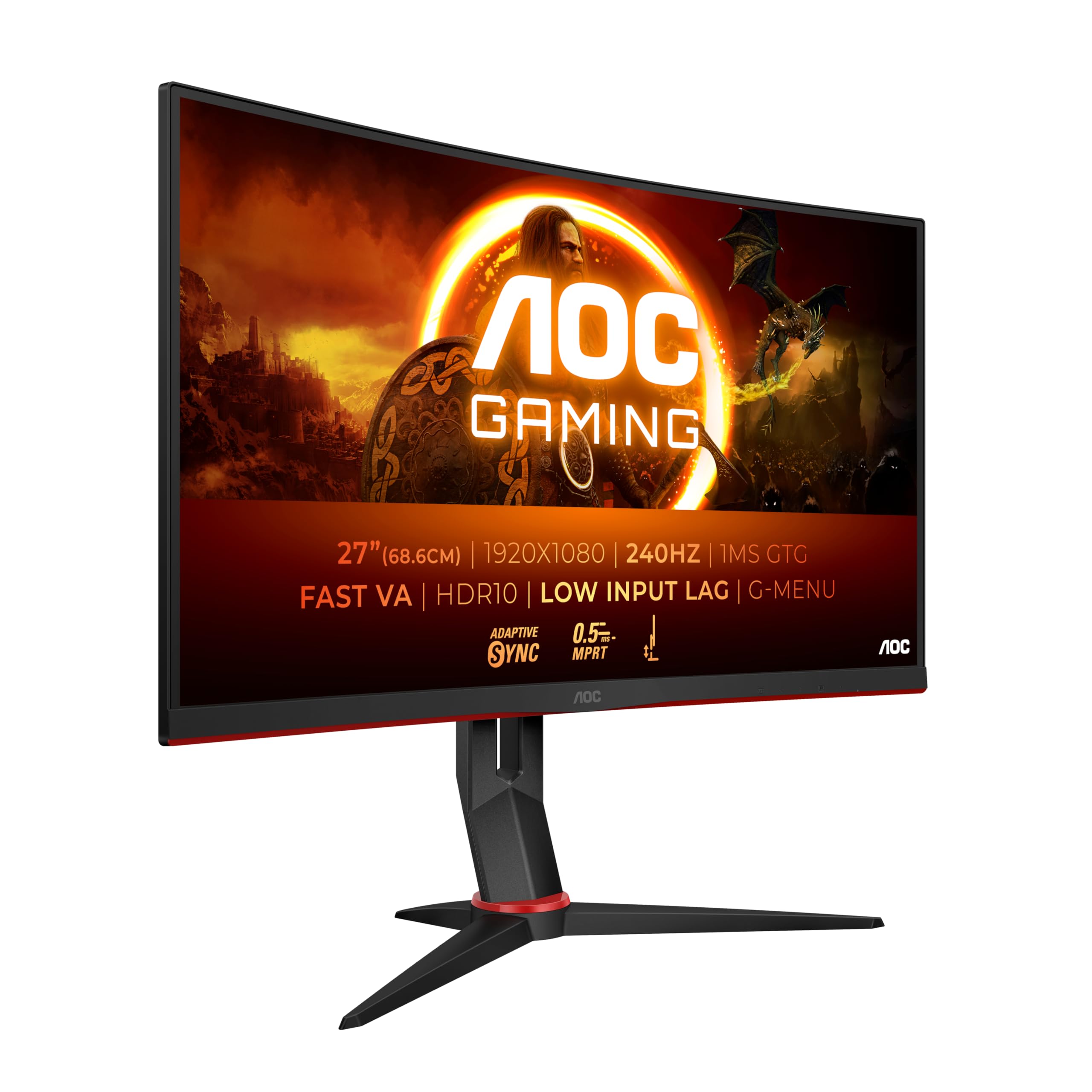 aoc-c27g2z3-bk-27-zoll-curved-fhd-gaming-monitor-280hz-fast-va image 1