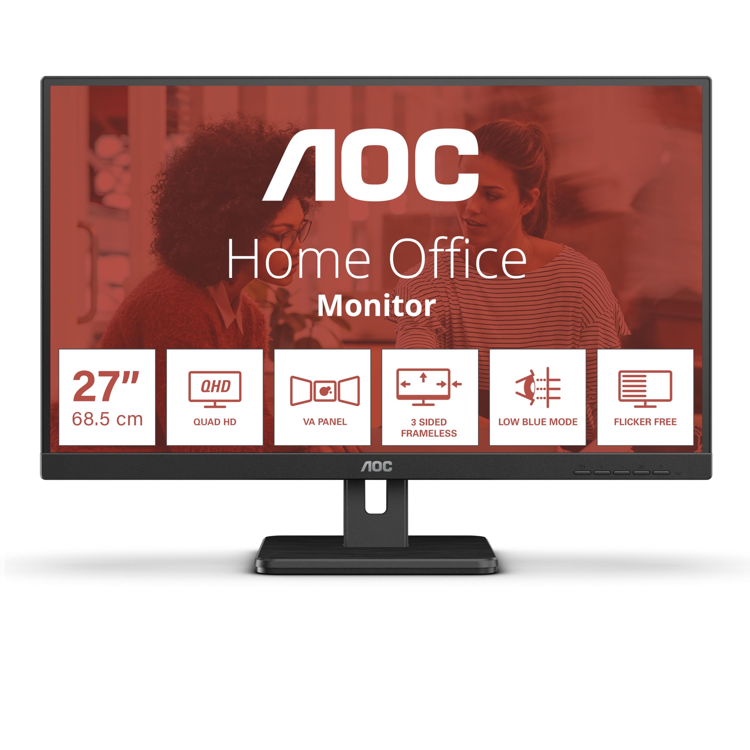 aoc-q27e3uam-27-zoll-qhd-monitor-schwarz image 2