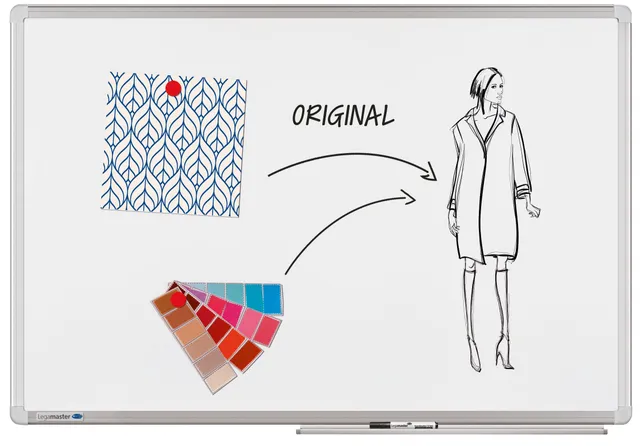legamaster-universal-plus-whiteboard-60x90-cm-magnetisch-emaillierter-stahl image 1